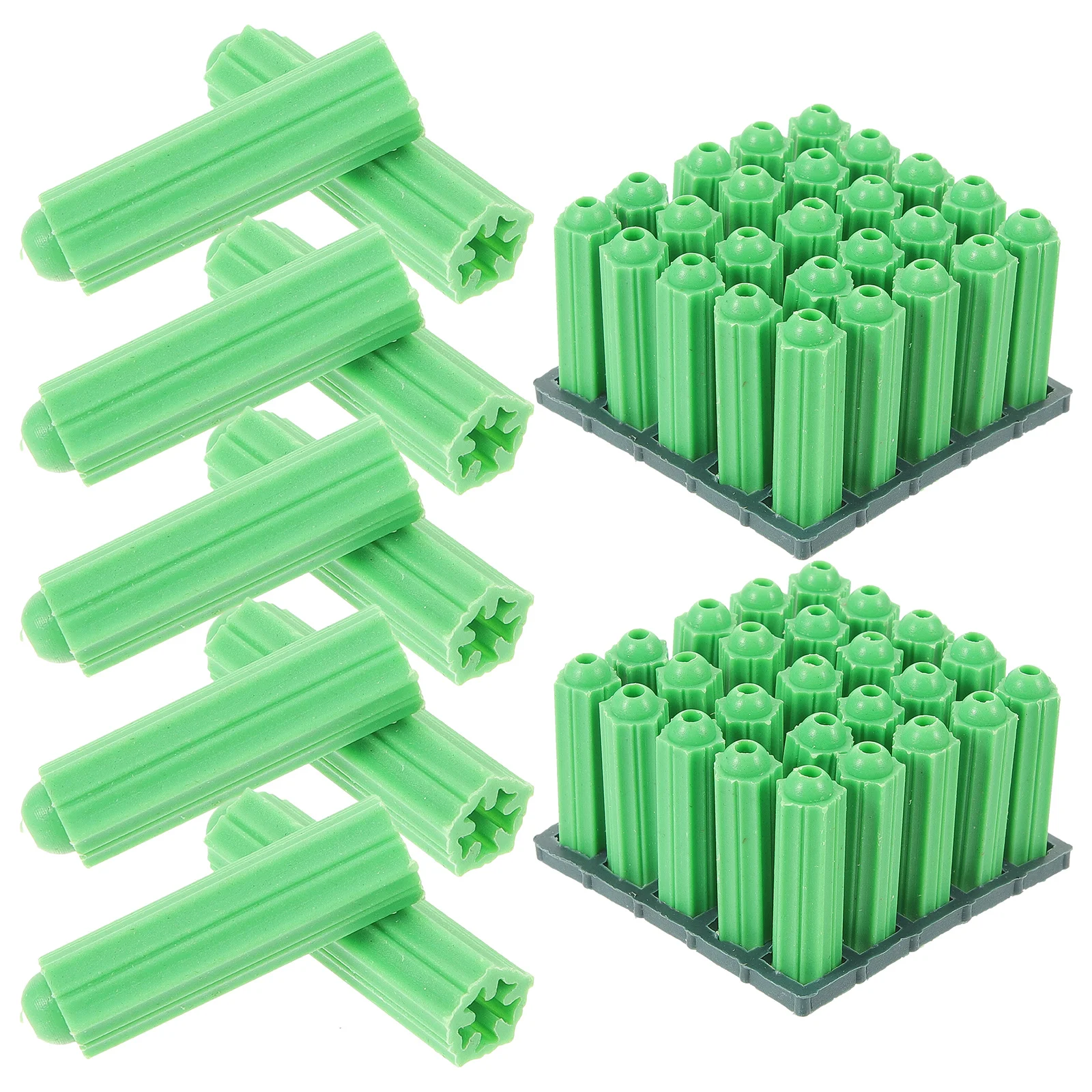 Colloidal Particles Plastic Expansion Tube Anchor Wall Anchors Self Drilling 100 Pcs
