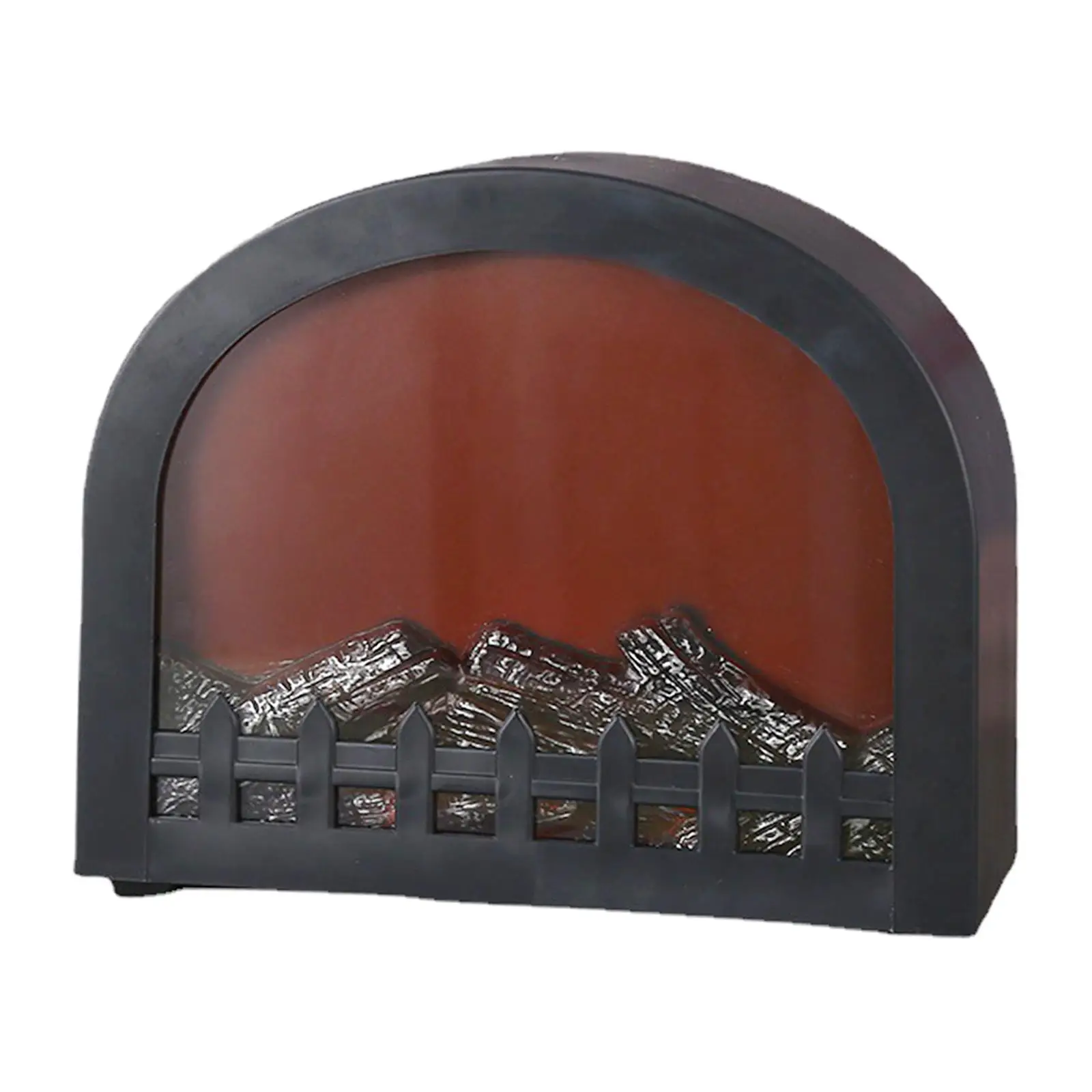

Simulated Fireplace Lanterns Night Lamp Log Burner Art Decor Flameless Lights for Bedroom