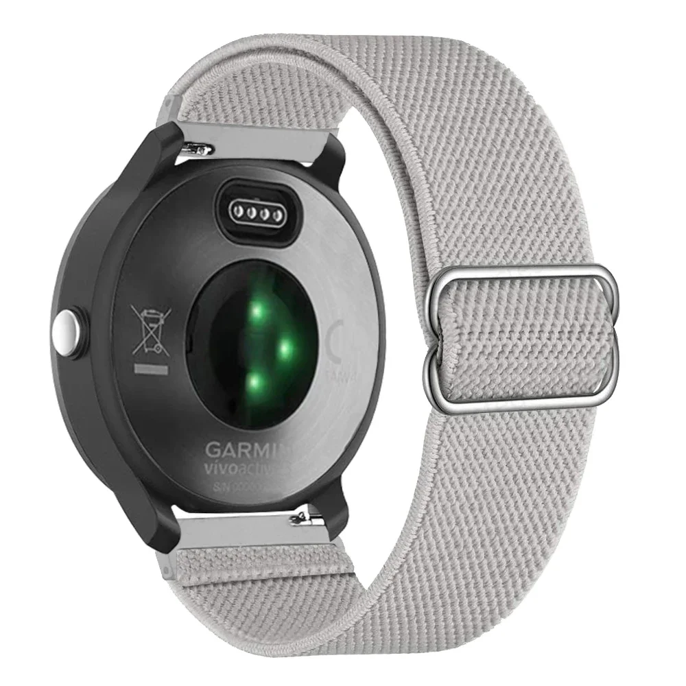 Premium Nylon Elastic Wristband Bracelet for Smartwatches - 20mm/22mm Strap Accessories