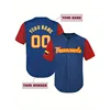Personalized Baseball Jersey Custom Name&Number Embroidery Comfortable Short Sleeve Loose Breathable Shirts For Venezuela Fans 1