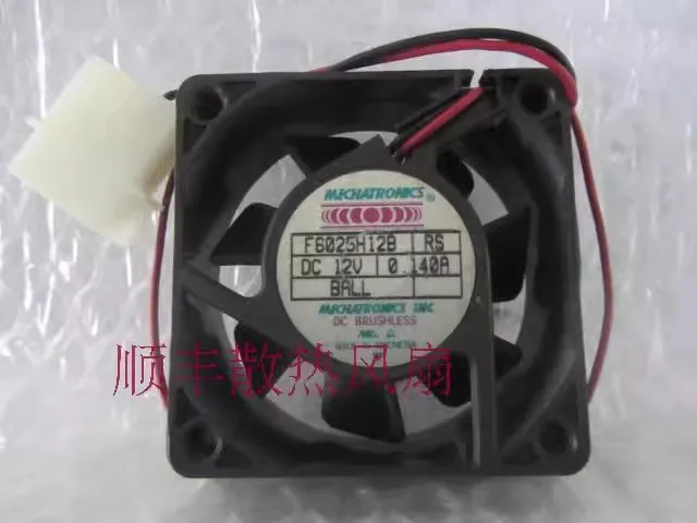 

Бесплатная доставка Оригинального F6025H12B DC 12V 0.14A вентилятор шасси