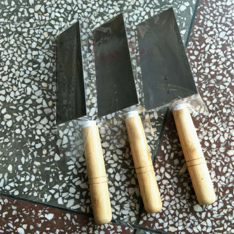 1pcs large size Cement Float Margin Trowel Bucket Stainless Steel Concrete Finishing Trowel Spatula Construction Tools Wooden grout trowel plastering trowel