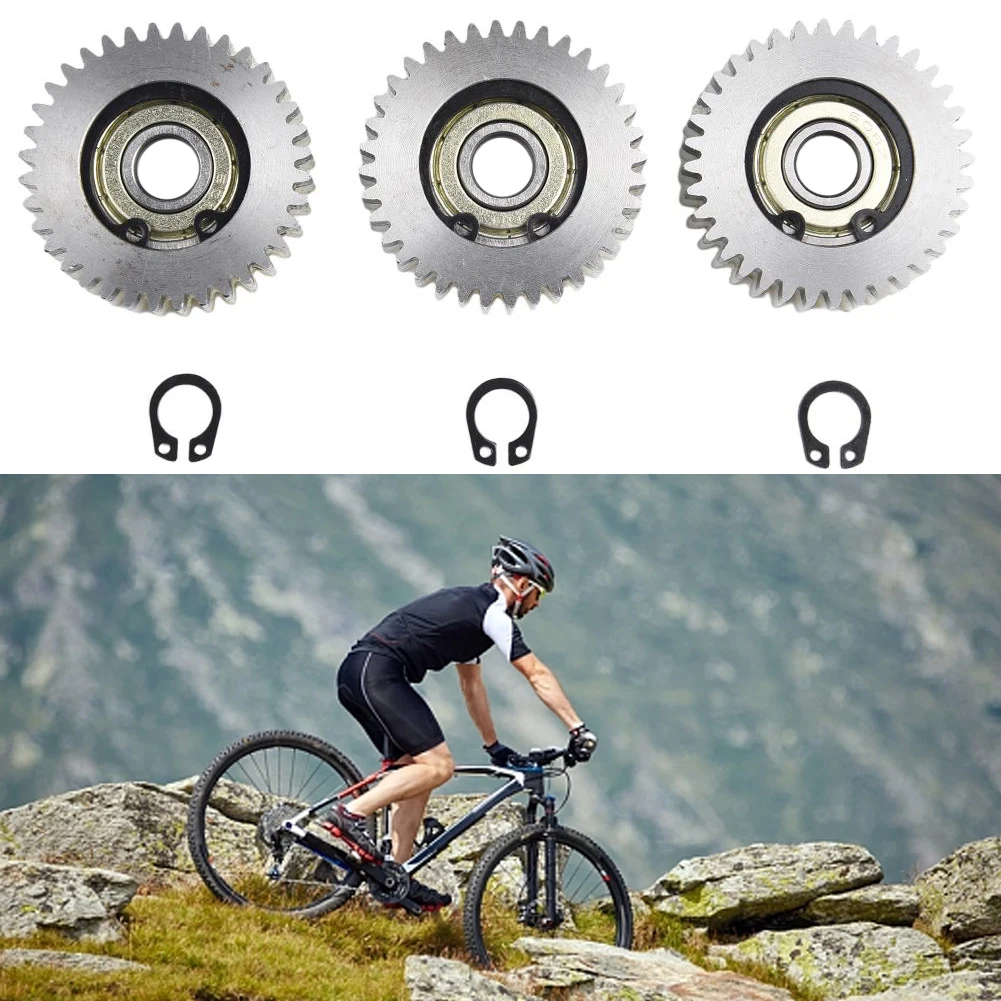 

Durable Gears Gears With Bearings 36 Teeth 38x38x12mm Components Geared Nylon+Steel/Copper Parts Outdoor Sports