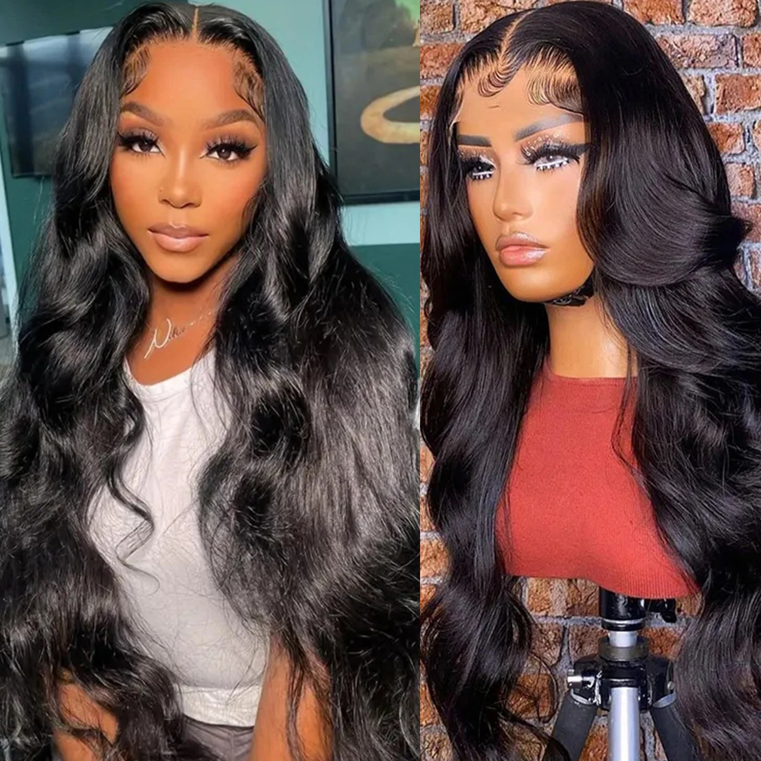 

Body Wave Lace Front Wigs Human Hair Wigs 200% Density HD Lace Frontal Wigs 13x4/6 Lace Front Wigs 5x5PU/4x4PU Lace Closure Wigs