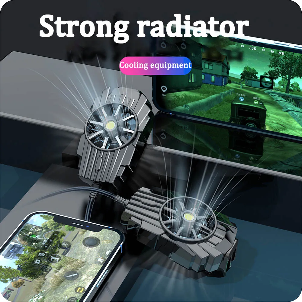 Gaming Cooling Fan G6 Portable Phone Super Sound Off