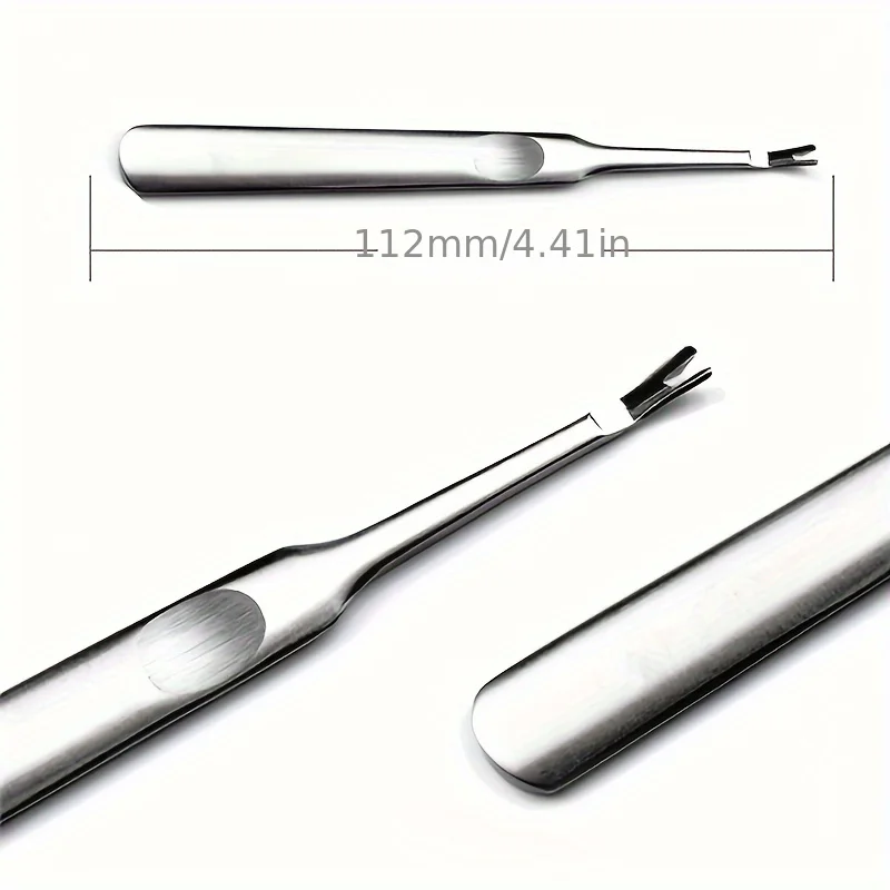 Manicure Tools Cuticle Remover Dead Skin Pusher Surgical Grade Stainless Steel Nail Art Scraper Nail Cleaner Trimmer