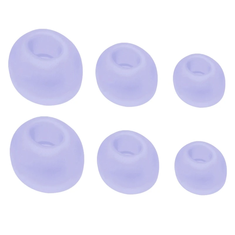 Silicone Ear Tips for Enhanced Sound Isolation - 3 Pairs (S/M/L)