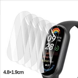 5-Pack Smartwatch Hydrogel Film Soft TPU Full Coverage HD Screen Protectors for 5pcs (For Mi Band 9)