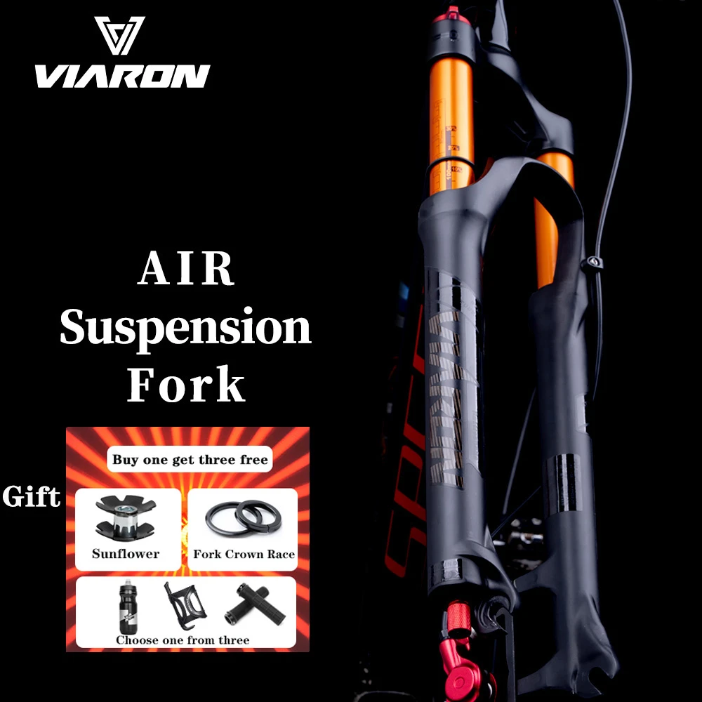 Bicycle Damper Adjustment Mtb Fork Solo Air Front Suspension 26/27.5