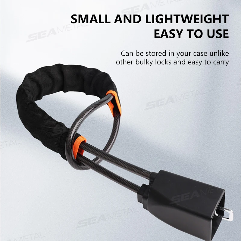Heavy Duty Universal Car Steering Wheel Lock - Enhanced Anti-Theft Security Device