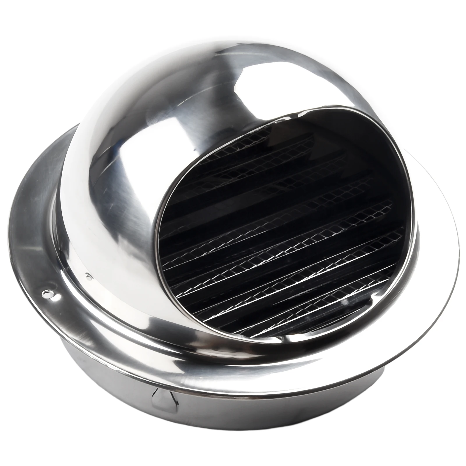 Air Vent Grille Ventilation Grille Air Vent Cover Ducting Ventilation Cover Air Conditioning Hole Cover Stainless Steel Wall Ceiling Air Vent Ducting Ventilation Exhaust Grille Cover 100mm Waterproof Outlet Heating Cooling Vents Cap