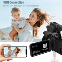 4K 60FPS Professional Camcorder for Photography 64MP WiFi Livestream Webcam Video Cameras 18X Digital Zoom YouTube Vlog Recorder - Image 3