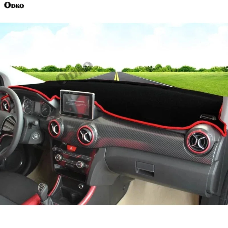 Cubierta para el Tablero del Auto, Alfombrilla Antideslizante y Antisuciedad, Protector Solar para BAIC Senova X25 X35 X55 X65 1