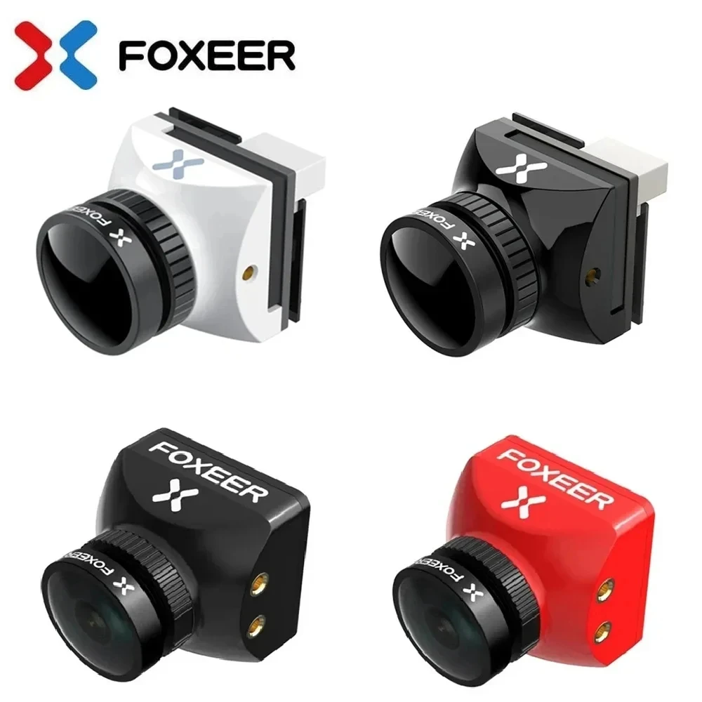 

Foxeer T-Rex Mini/Micro 1500TVL 6ms с низкой задержкой, Супер WDR FPV камера, профессиональный режим фотодорожки для радиоуправляемого дрона