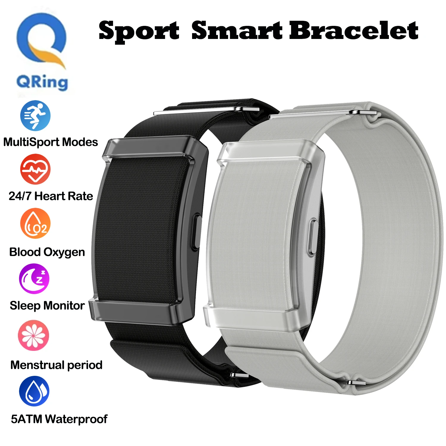 New Sport Fitness Tracker Smart Bracelet Heart Rate Blood Pressure Monitor Pedometer Call Reminder Smartwatch Band For_voghion.com