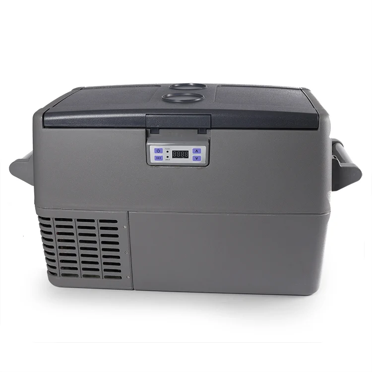 Dual refrigeration car refrigerator mini small Portable Cooler mini Car Fridge 12v 220v