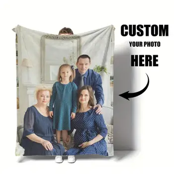 Custom Photo Flannel Blanket 1