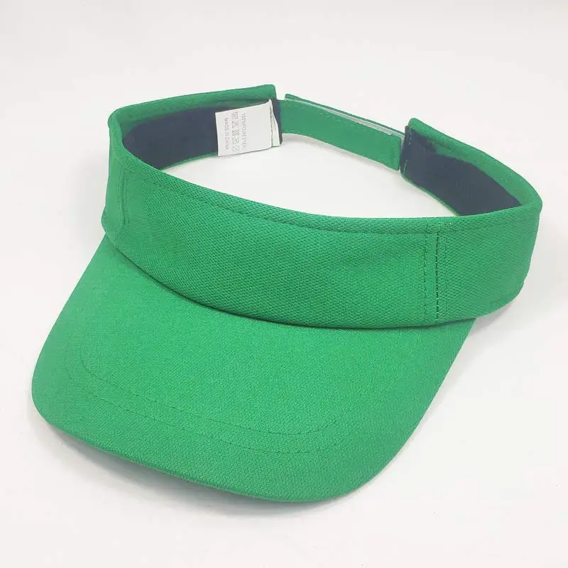 Neon Hijau Mesh Sun Visor Topi Pria 