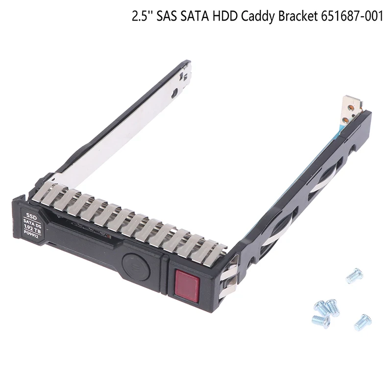 SAS SATA HDD 캐디 브래킷, HP DL380 G9 DL360 G8 G9 G10 651687-001 2.5 인치 서버 트레이, 651687-001, 2.5 인치, 1PC