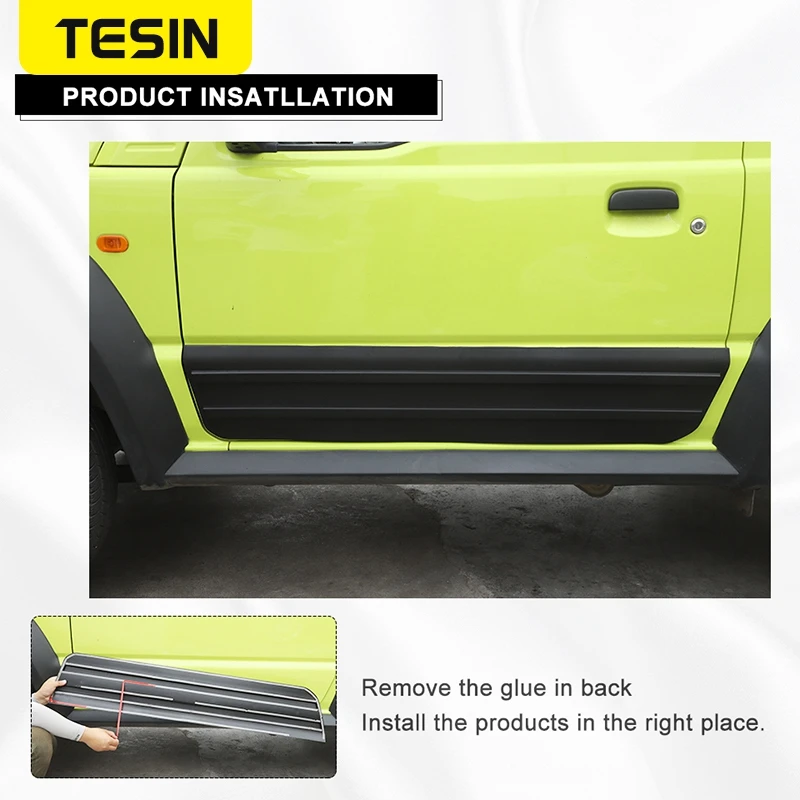 Acheter TESIN – autocollant de Protection pour panneau de pare-chocs  arrière de voiture, décoration, couverture, pour Suzuki Jimny JB64 JB74  2022