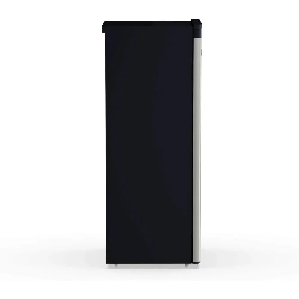 AMZ Upright Freezer 6.5 cu ft Stainless Platinum Design Series, Silver Product Dimensions 21"D x 23"W x 56"H 2