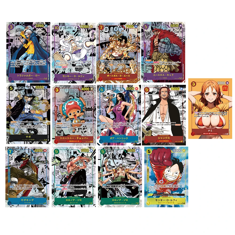 Anime One Piece Nami Boa Hancock Monkey D Luffy Roronoa Zoro Tony Chopper Diy Flashcard Collectible Card Toy Birthday Gift 4