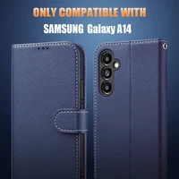 For Samsung Galaxy A14 Case flip leather book wallet SamsungA14 Case For Samsung A14 5G GalaxyA14 A 14 Cover Phone Case Fundas 2