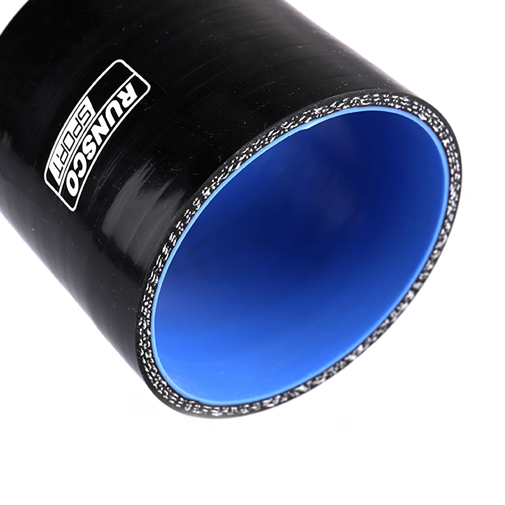 3 Ply 0 Degree Straight Silicone Hose ID32 38 45 51 60 63 70 76 80 83 89 95mm Intercooler Turbo Intake Pipe Coupler Hose