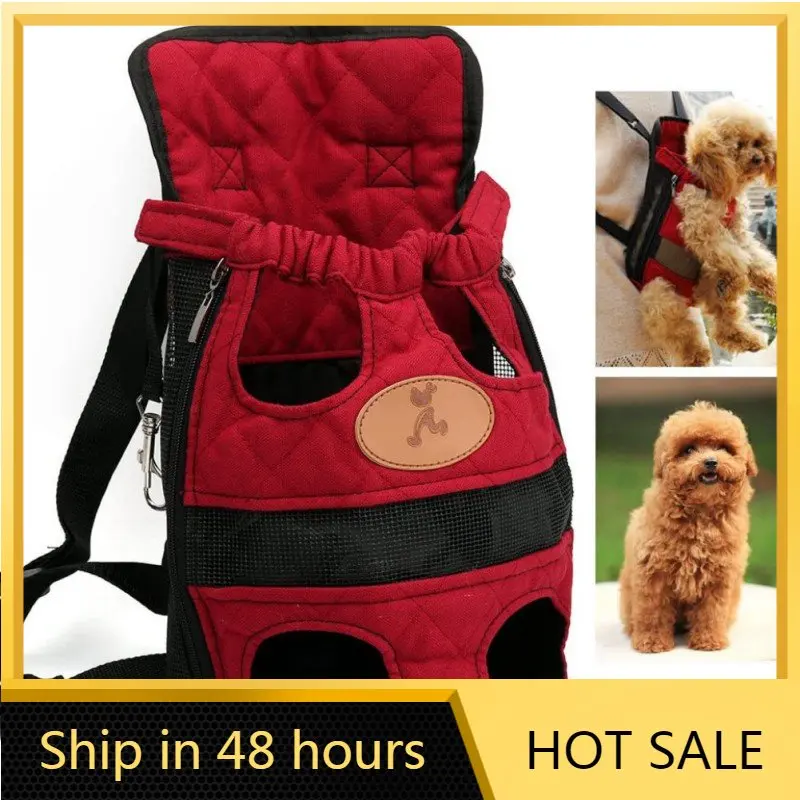 

Pet Dog Carrying Backpack Travel Shoulder Large Bags Pet Front Carrier Holder Dog Carrier Bag for Dog Cat Puppy Teddy Bulldog