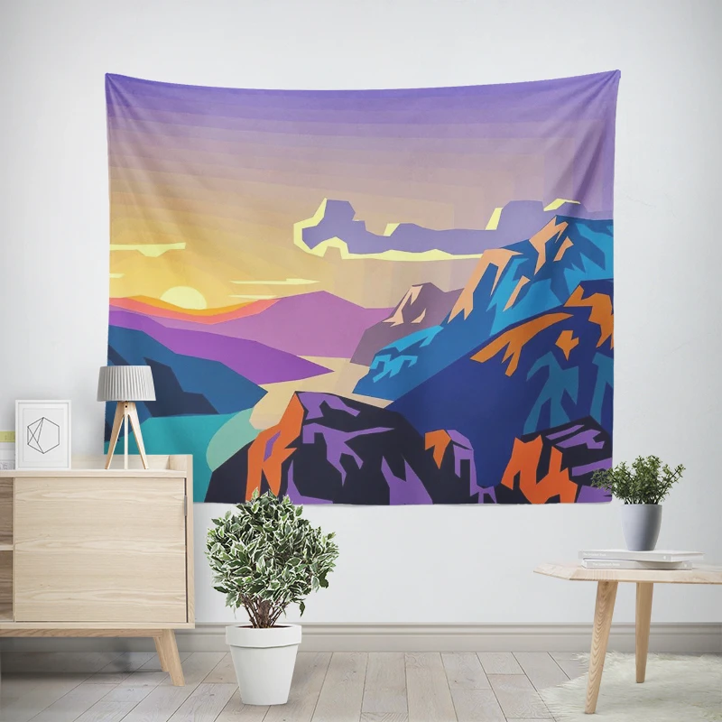 Home decorations Anime animals modern room decor wall tapestry aesthetic bedroom aesthetic wall art large fabric tapestry