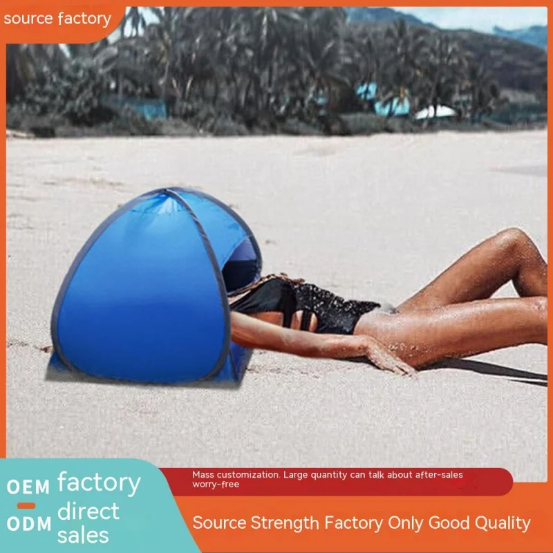 

Beach shade tent Fully automatic 2 seconds quick opening Lazy tent Leisure and entertainment beach tent
