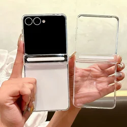 Clear Magnetic Hinge Protector Shockproof Case - Galaxy Z Flip 8 (Transparent)