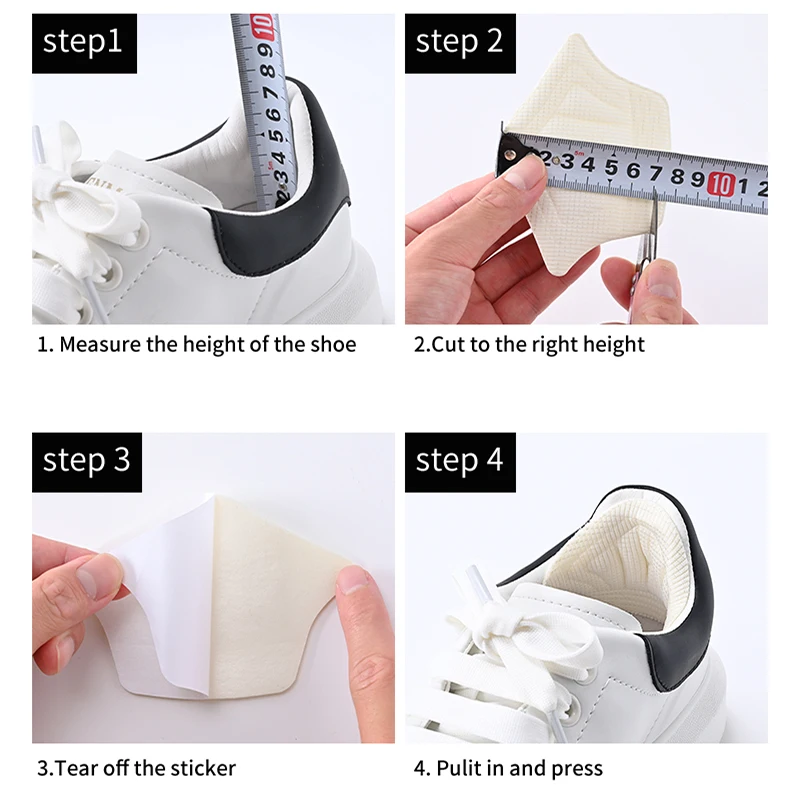 Insoles patch Heel Pads for Sport Shoes Back Sticker Adjustable Size Antiwear Feet Pad