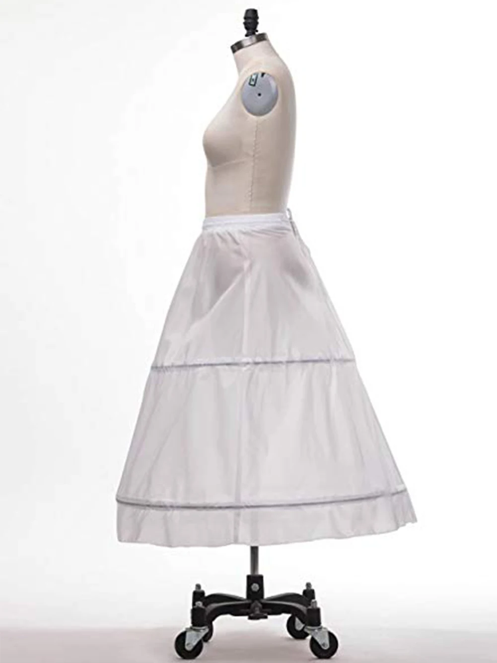 Women's Hoops Petticoat Bridal Half Slips Underskirt Wedding Dress Ball Gown Bride Pannier Crinoline 2