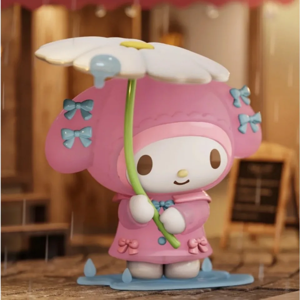 Original Sanrio Rainy Day Series Ornaments Kuromi Figure My Melody