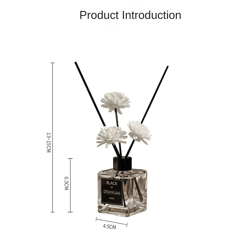 Essential Oil Diffuser Household Deodorant Aromatherapy Bottle Rattan Dried Flower Fresh Air Container