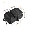 Belt Bag Molle Bag Tactical Bag Mobile Phone Outdoor Sports Cycling Hiking Nylon High Quality Waterproof 3