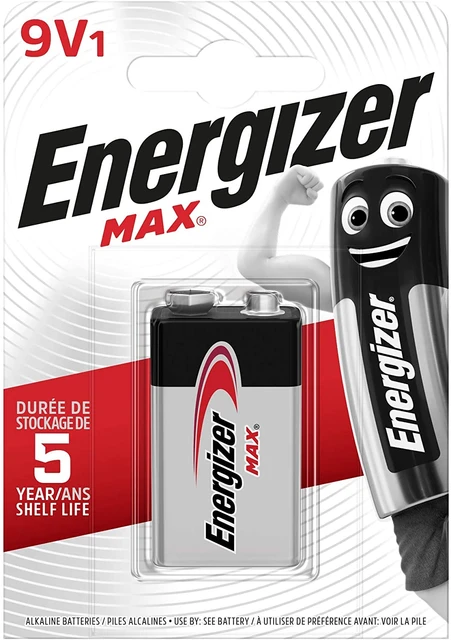 Pile Energizer Max - AA, AAA, C, D & 9V French