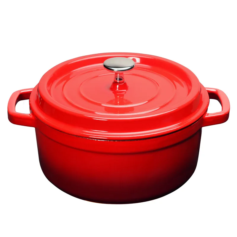

Enamelled Pot Cast Iron Pot Enamel Stockpot Saucepan Raw Iron Pot Uncoated Pot