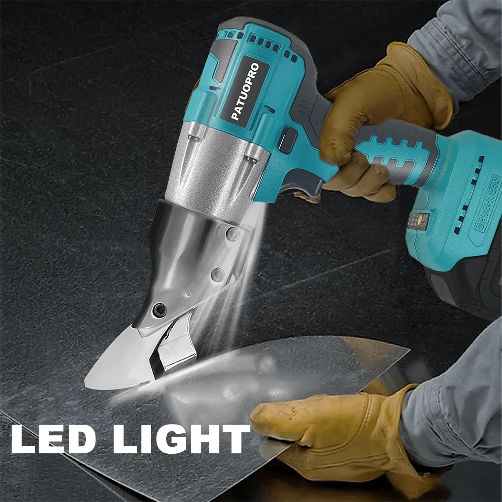 브러시리스 전기 철 가위 무선 휴대용 금속 커터 Makita 18V 배터리 용 휴대용 전단 시트 절단 전동 공구