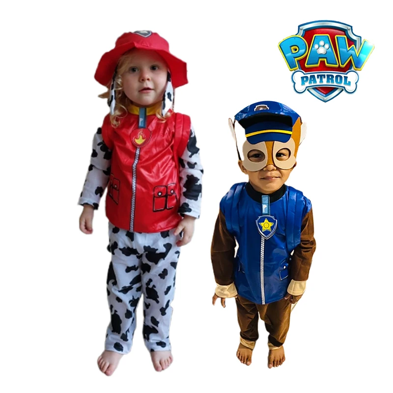 Paw Patrol Chase Costume Bambini Macerie Rocky Zuma Cosplay Ragazzi Ragazza Marshall Skye Festa Di Compleanno Abiti Abbigliamento