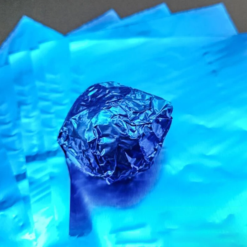 thumbnail image 1 of 100 piezas/paquete de papel de aluminio dorado para envolver dulces, chocolates y galletas, para fiestas, 1 of 5