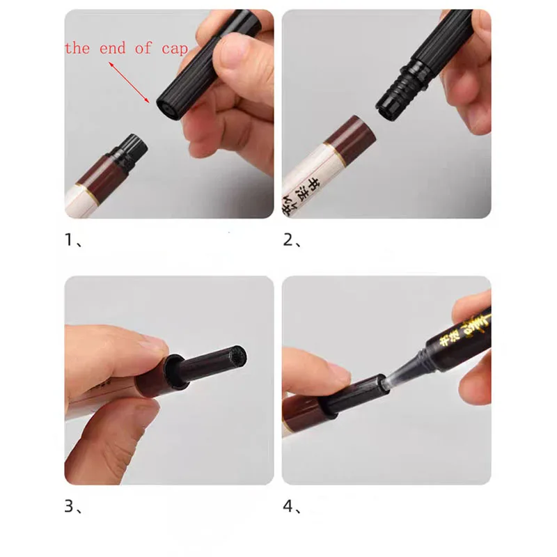 Handwritting Chinese Calligraphy Brush Pen, Repeated/Recycled Filling Inks