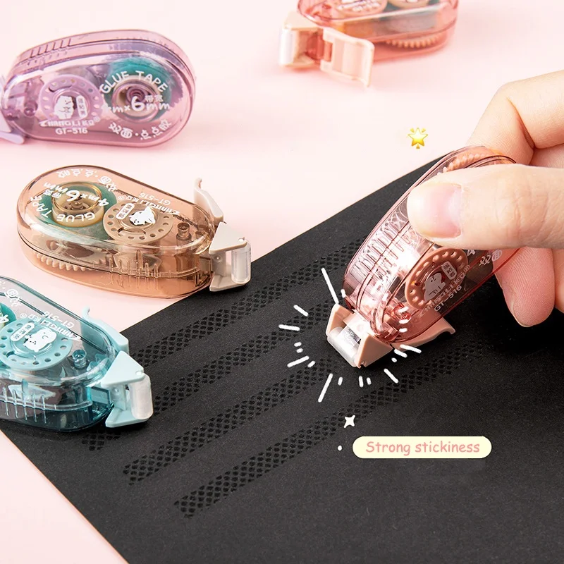 Card Lover 4/6m Double-sided Tape Glue for Students Journal Scrapbooking Deco School Office Supplies 3
