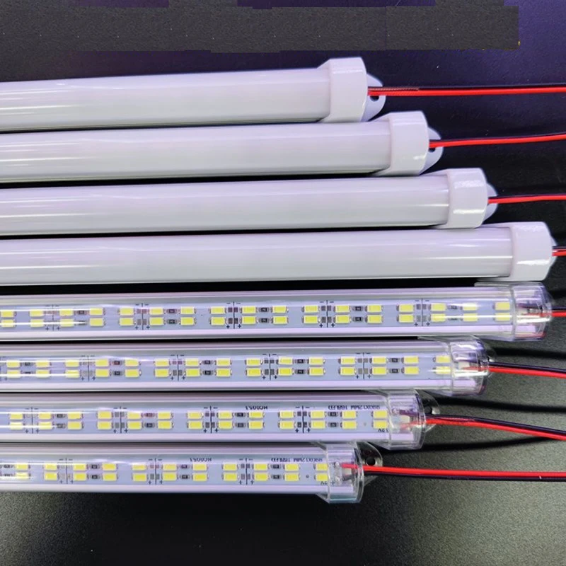 5개 0.5m 밝은 15w 12V 24V 이중 줄 LED 하드 스트립 리지드 바 튜브 3..