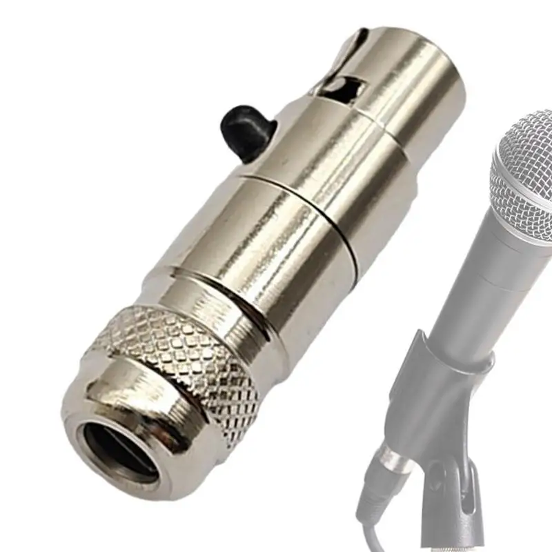 

6-контактный разъем XLR MiniXLR XLR, разъем для беспроводного микрофона, 6-контактный металлический аудиоразъем, металлический 6-ядерный мини-разъем XLR