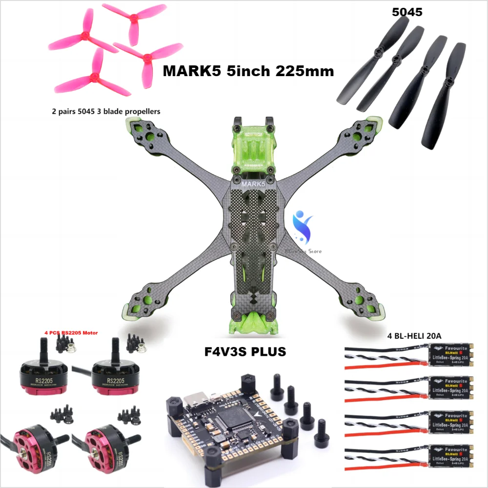 F4V3SF4V3V3SPLUSFlightControllerMARK55inchFPVCarbonFiberFrame225mmBuiltin.jpg