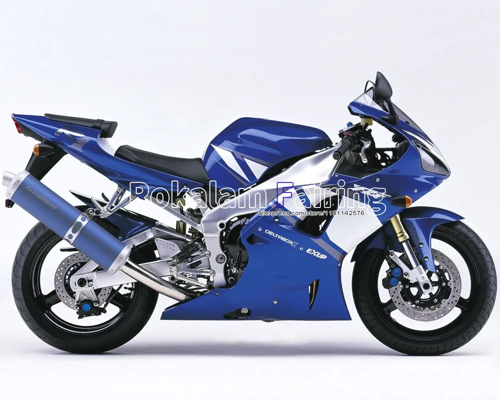 

Для Yamaha YZF1000 R1 2000 2001 YZF R1 00 01 YZF-R1 YZF R1 синий белый ABS Набор обтекателей мотоцикла (литье под давлением)