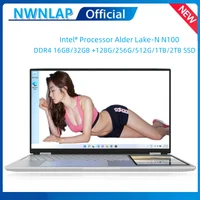 New Arrivals 12th Generation Intel N100 Dual Screen Laptop Gaming Laptop 15.6inch 2K LCD+7inch IPS Touch Screen PC Portable 1