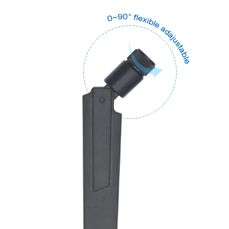 Dual Band 2.4G 5.8G Rubber Omni WiFi Router Antenna High Gain 10dbi Aerial With SMA RPSMA Male